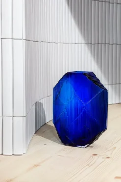 Iittala Kartta glass sculpture 240 x 320 mm, ultramarine