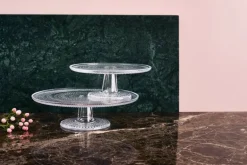 Iittala Kastehelmi cake stand, 240 mm, clear