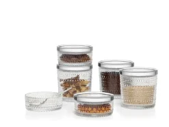 Iittala Kastehelmi jar 116 x 57 mm, clear