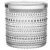 Iittala Kastehelmi jar 116 x 114 mm, clear