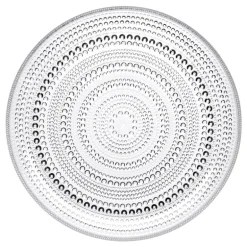 Iittala Kastehelmi plate 248 mm, clear