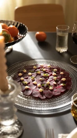 Iittala Kastehelmi plate 315 mm, clear