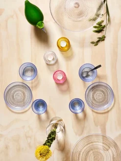 Iittala Kastehelmi tealight candleholder 64 mm, lemon