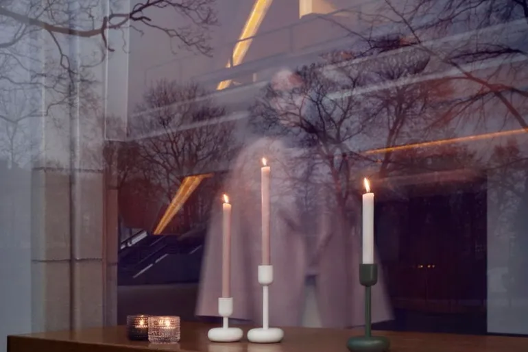 Iittala Kastehelmi tealight candleholder 64 mm, clear