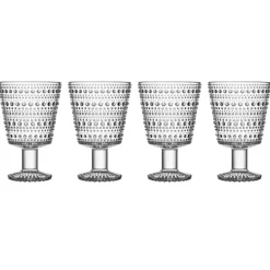 Iittala Kastehelmi universal glass 26 cl, 4 pcs, clear