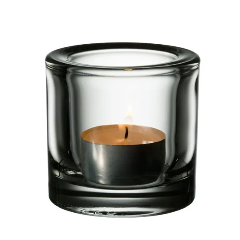 Iittala Kivi tealight candleholder, clear