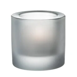 Iittala Kivi tealight candleholder, matt frosted