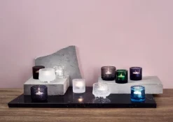 Iittala Kivi tealight candleholder, matt frosted