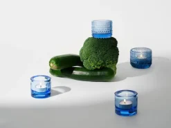 Iittala Kivi votive, water blue