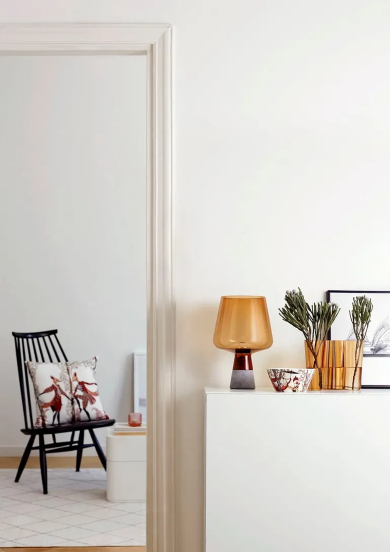 Iittala Leimu table lamp 38 cm, copper