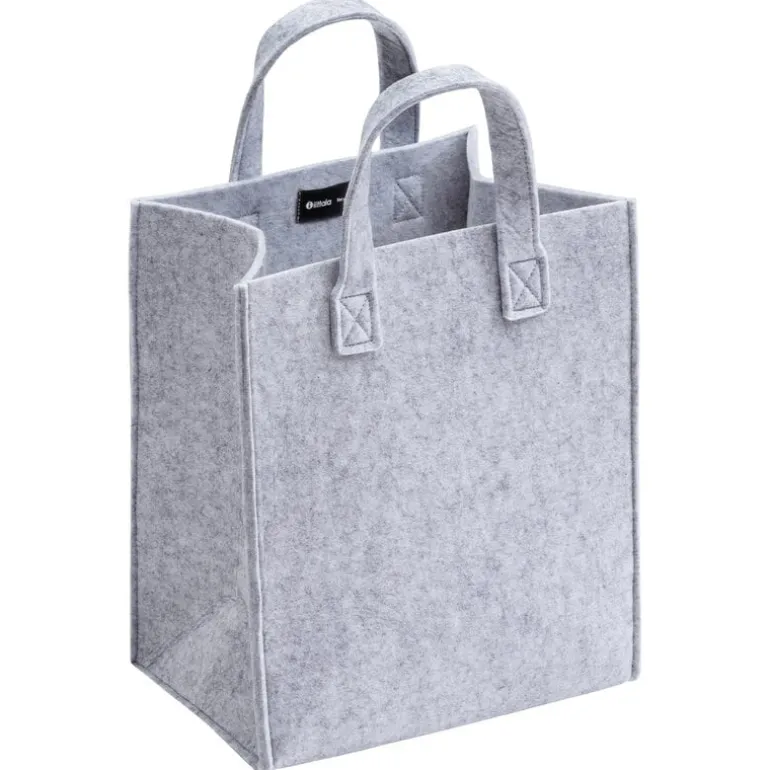 Iittala Meno home bag, 35 x 30 cm, grey recycled