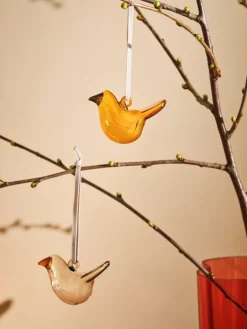 Iittala Mini glass bird, 3 pcs, mix