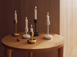 Iittala Nappula candleholder, white, 2-pack