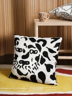 Iittala OTC Cheetah cushion cover, 47 x 47 cm, black - white