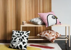 Iittala OTC Frutta cushion cover, 47 x 47 cm, black - white