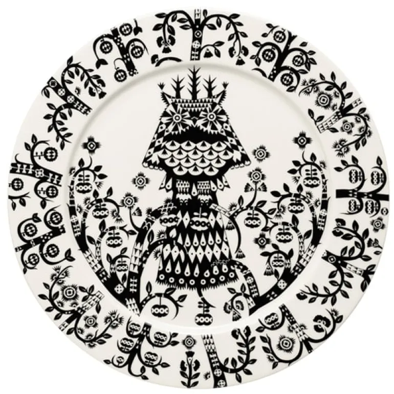 Iittala Taika plate 27 cm, black