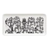 Iittala Taika plate, rectangle, 12 x 24 cm, black