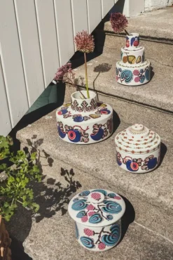 Iittala Taika Sato ceramic jar, 145 x 150 mm