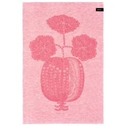 Iittala Taika Sato tea towel, pink