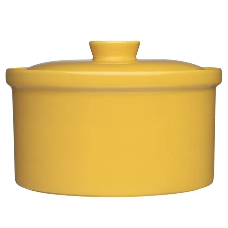 Iittala Teema pot with lid, 2,3 L, honey