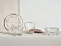 Iittala Tundra plate, 154 mm, 4 pcs, clear