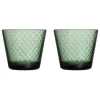 Iittala Tundra tumbler, 29 cl, 2 pcs, pine green