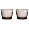 Iittala Tundra tumbler, 16 cl, 2 pcs, linen