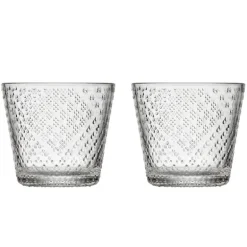 Iittala Tundra tumbler, 29 cl, 2 pcs, clear