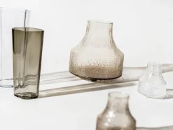 Iittala Ultima Thule glass vase, 180 x 192 mm, linen