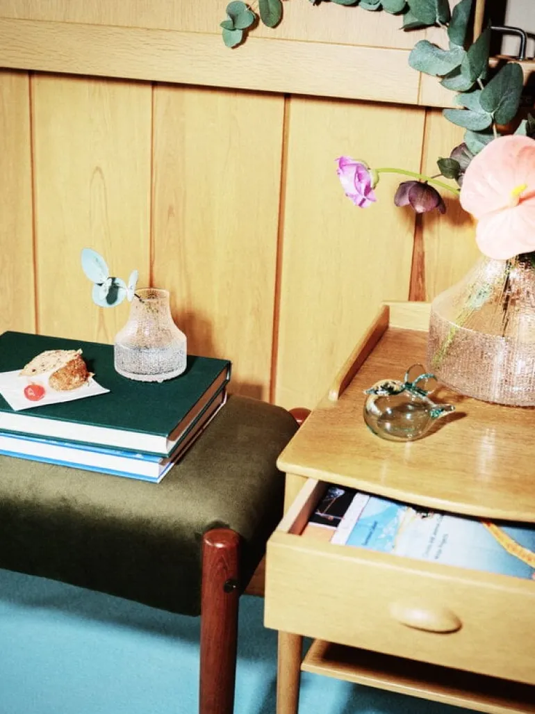 Iittala Ultima Thule glass vase, 82 x 97 mm, clear