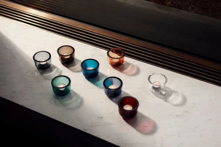 Iittala Valkea tealight candleholder 60 mm, clear