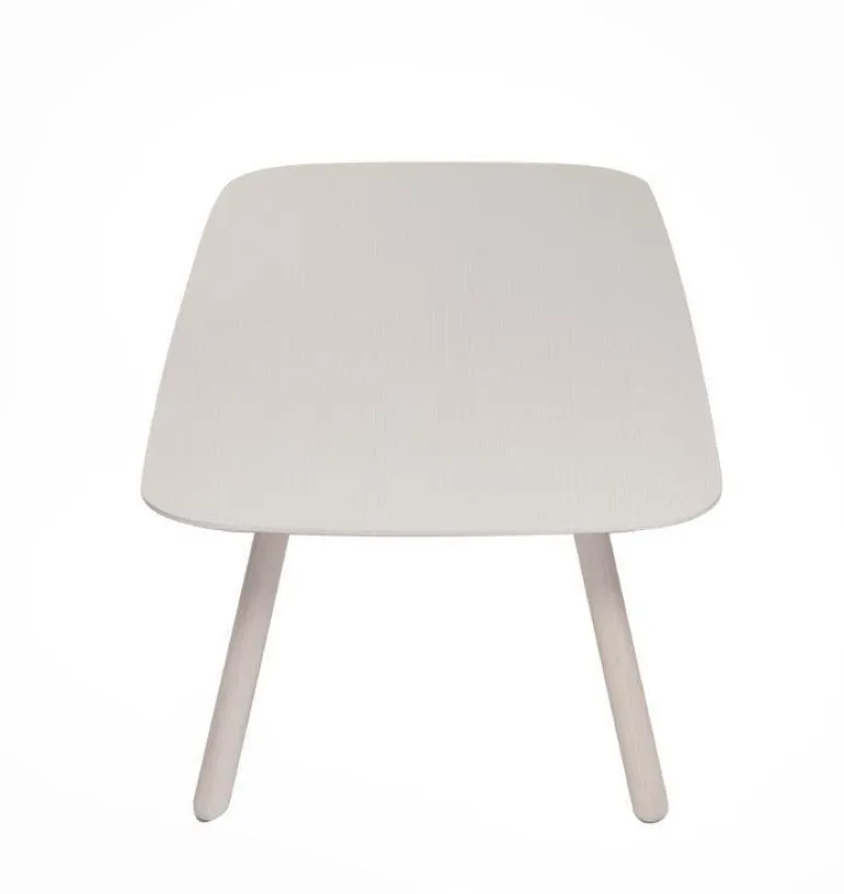 Inno Bondo Wood coffee table 120 cm, white stained ash
