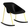 Inno Kola Light rocking chair, black-yellow