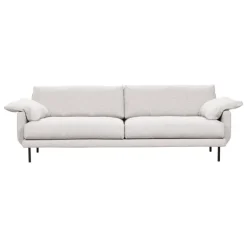 Interface Bebé sofa, 226 cm, beige Muru 472 - black metal