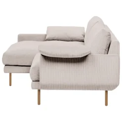 Interface Bebé sofa w/ chaise longue, left, beige Jagger 3 - oak