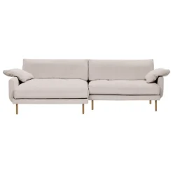 Interface Bebé sofa w/ chaise longue, left, beige Jagger 3 - oak