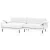 Interface Bebé sofa w/ chaise longue, left, white Jagger 1 - black metal