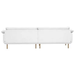 Interface Bebé sofa w/ chaise longue, right, white Jagger 1 - oak