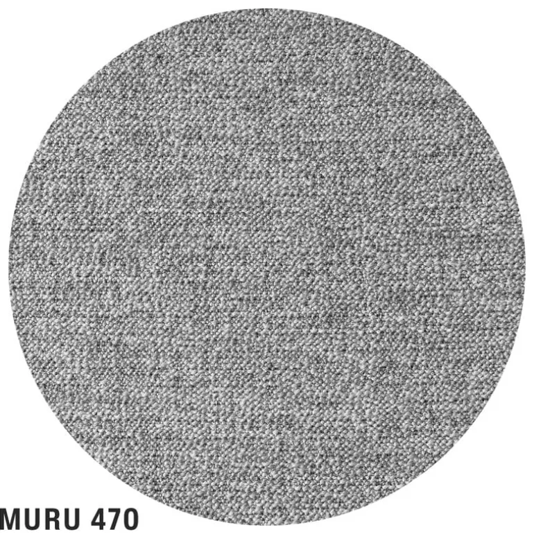 Interface Bebé sofa w/ chaise longue, right, grey Muru 470 - black metal