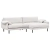 Interface Bebé sofa w/ chaise longue, right, beige Muru 472 - black metal