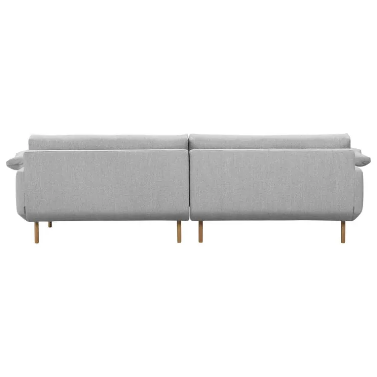 Interface Bebé sofa w/ chaise longue, left, grey Muru 470 - oak