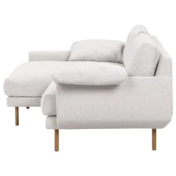 Interface Bebé sofa with chaise longue, left, beige Muru 472 - oak