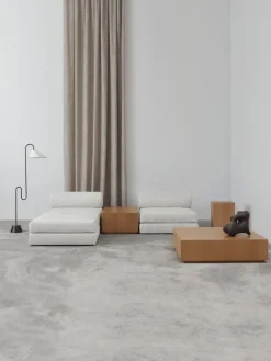 Interface Box coffee table, 90 x 90 x 27 cm, oak