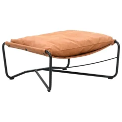 Interface Bug ottoman, cognac leather Dunes