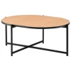 Interface Pilleri coffee table, 60 x 80 cm, black - oak