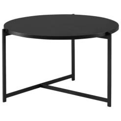 Interface Pilleri coffee table, 60 cm, black - black oak