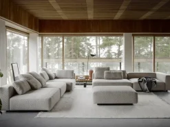 Interface Toast sofa, 270 cm, left, Arc 80 white