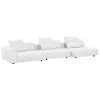Interface Toast sofa, 405 cm, left, Arc 80 white