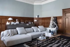 Interface Toast sofa, 405 cm, left, Arc 80 white