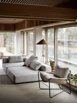 Interface Toast sofa module, 135 x 135 cm, Arc 80 white